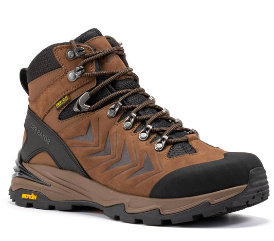 Botas de senderismo impermeables Botas Pro Brown de 6 pulgadas con suela VIBRAM® Traction Lug BP22121