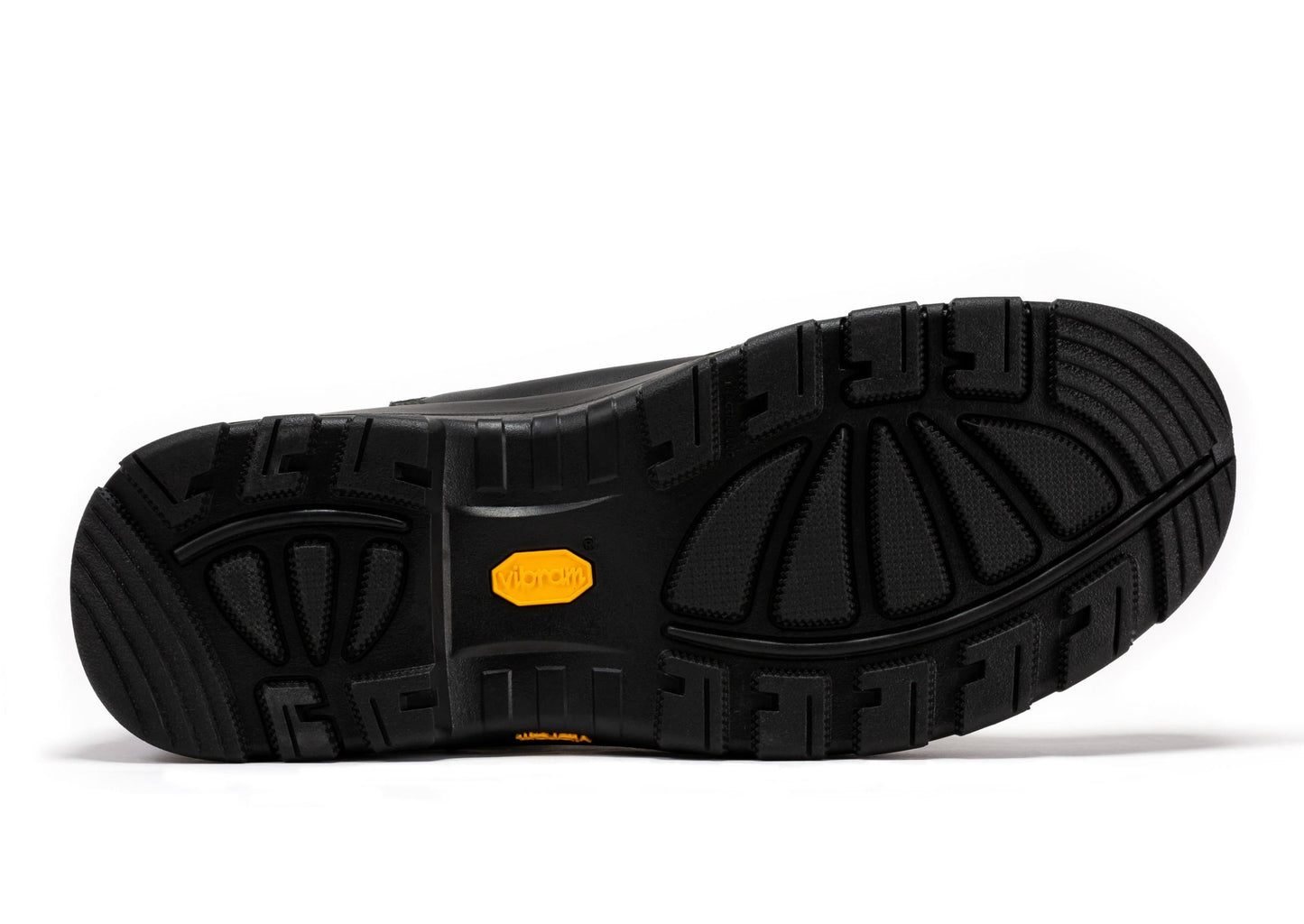 ROCKROOSTER Beaufort Botas de Trabajo de Cuero sin Cordones con Puntera Compuesta para Hombre, Negras, de 6 Pulgadas VAK630
