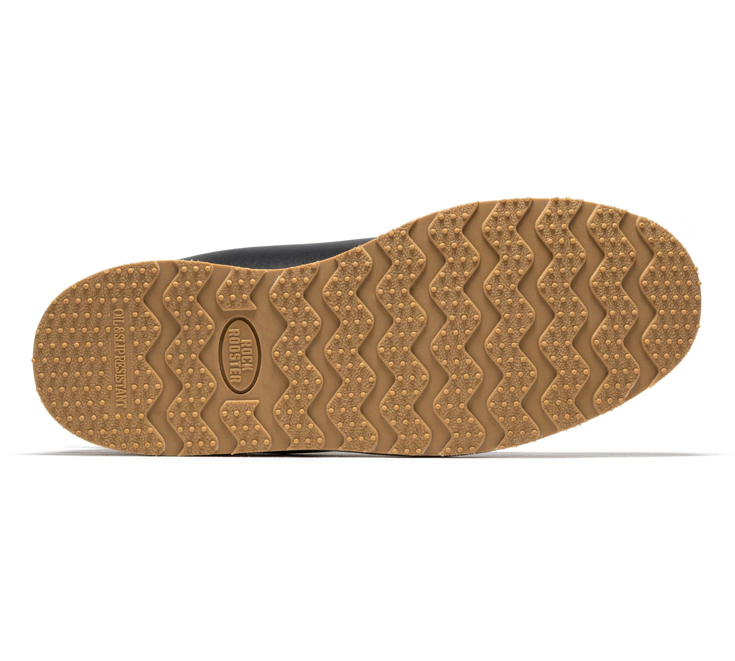 ROCKROOSTER Trinidad Botas de trabajo con puntera de acero y suela de cuña de 6 pulgadas para hombre, color negro, SAP2301