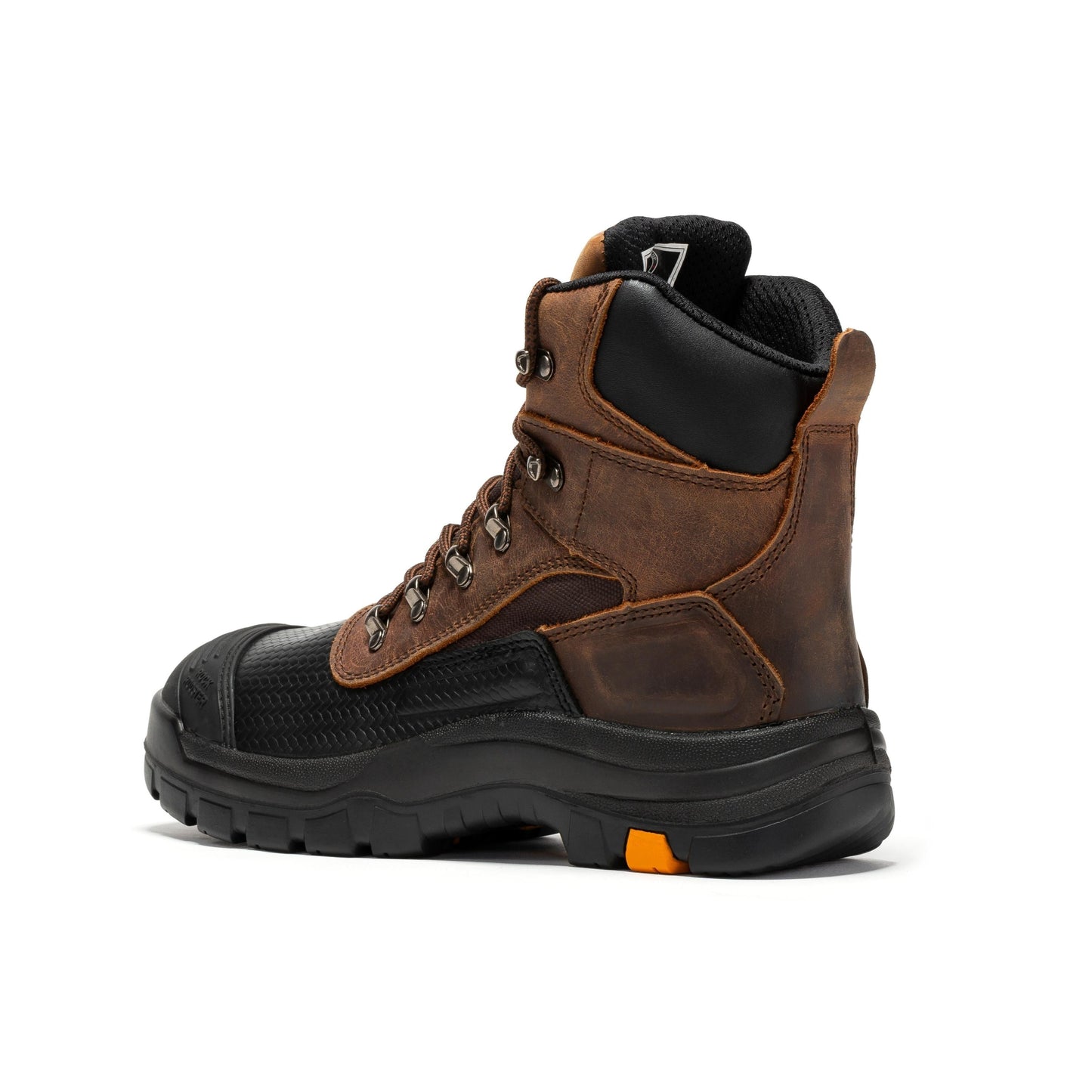 ROCKROOSTER Sedona Botas de Trabajo de Cuero con Puntera de Acero Impermeables de 6 Pulgadas AK216