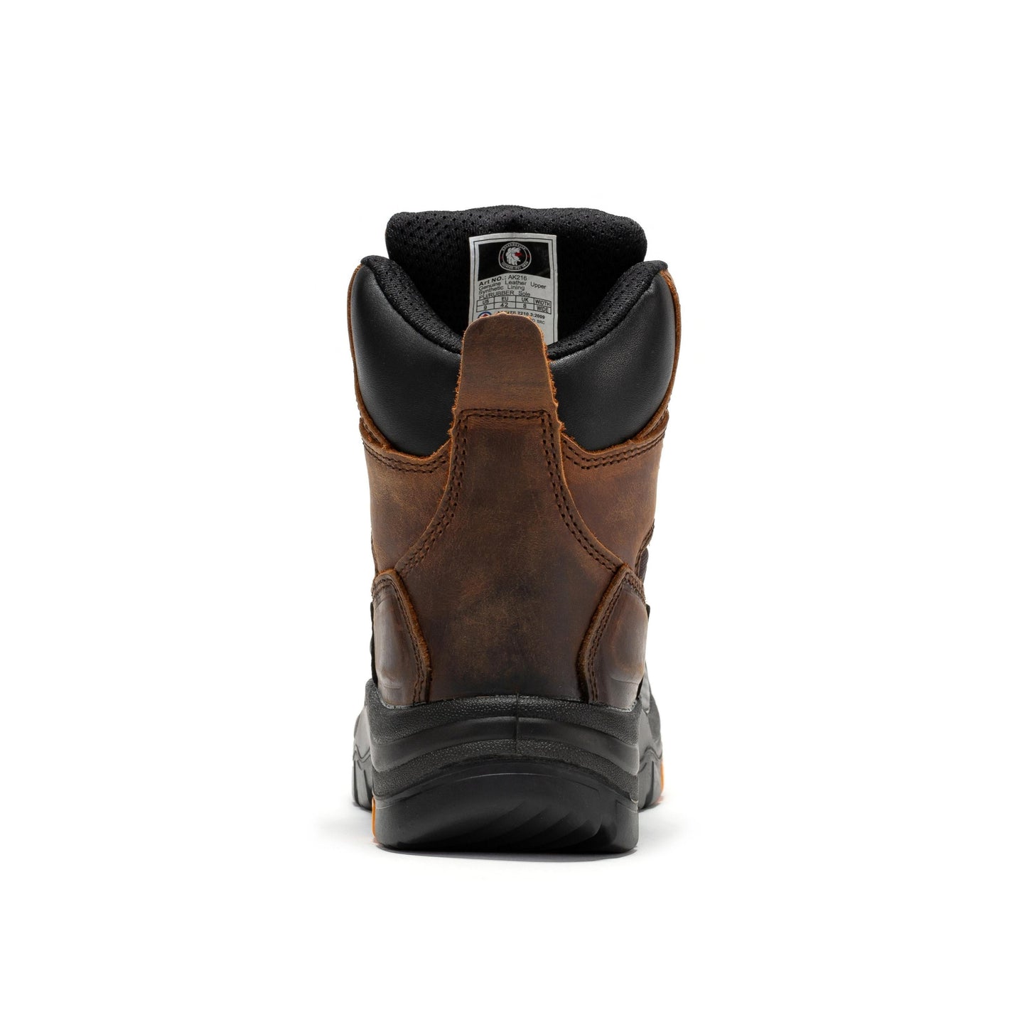 ROCKROOSTER Sedona Botas de Trabajo de Cuero con Puntera de Acero Impermeables de 6 Pulgadas AK216