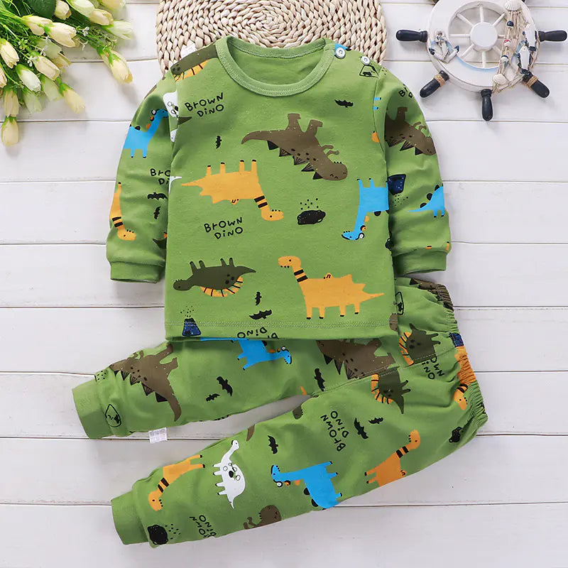 Boys' Cotton Autumn Winter Underwear Set (Wholesale)