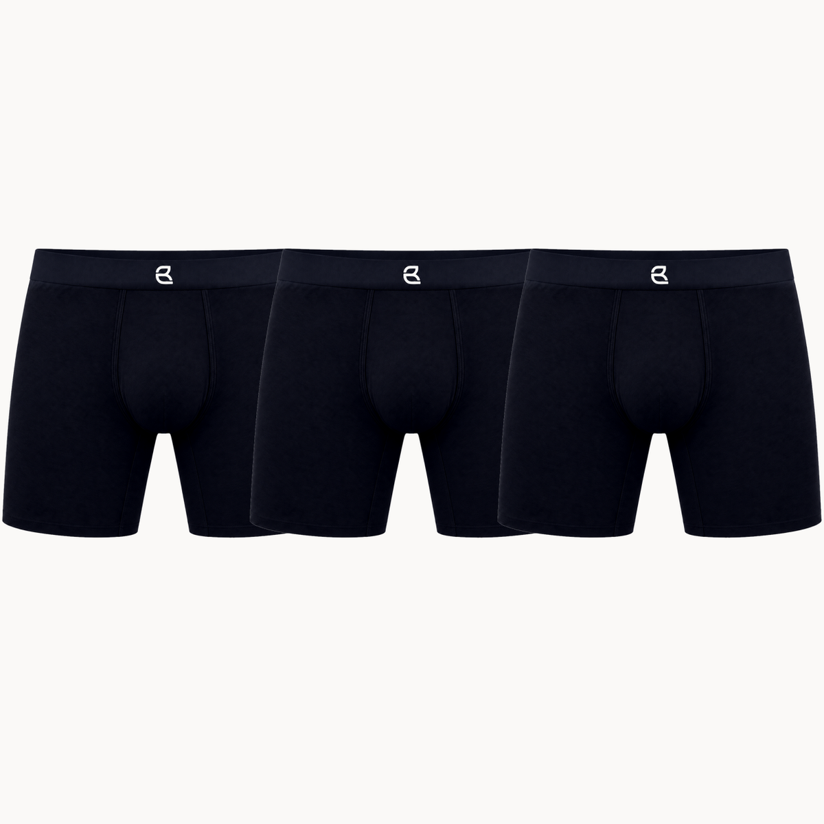 3-Pack Men’s Seamless Anti-Chafe Long Boxer Brief