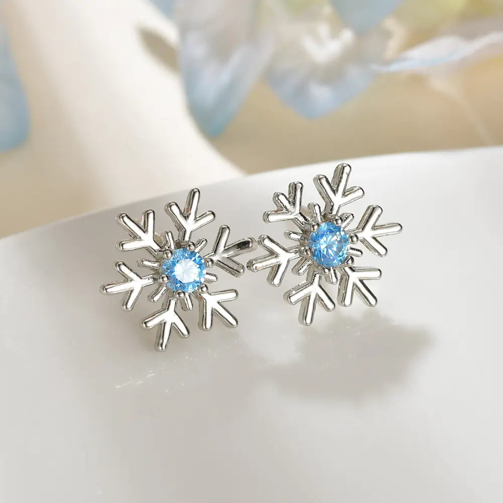 Pendientes de Plata S925 en Forma de Flor Elegantes y Versátiles