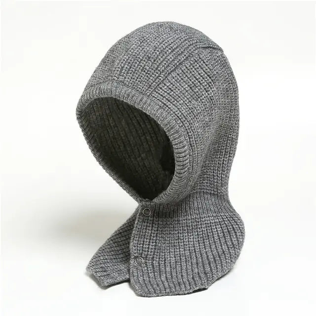 Women's Winter Knitted Cap and Warm Scarf Set