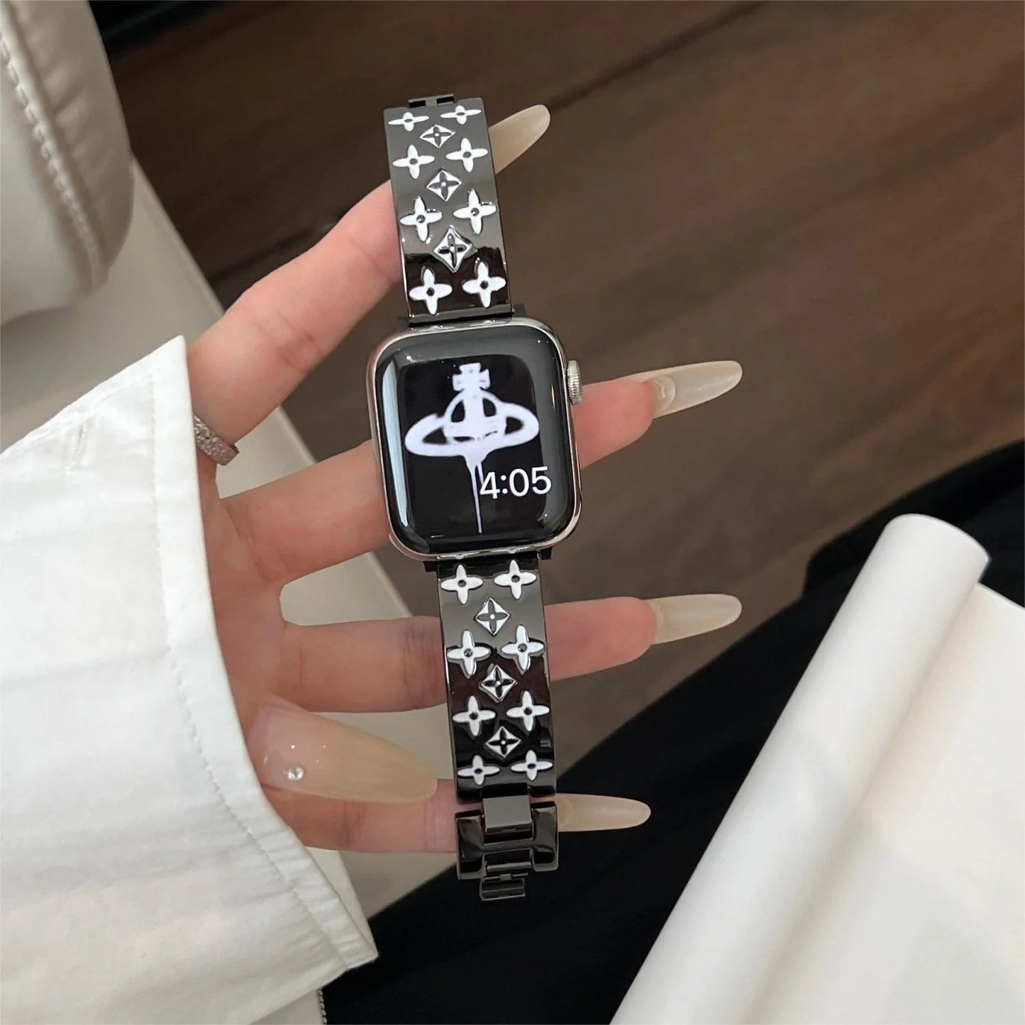 CORREA METÁLICA GRABADA PARA APPLE WATCH