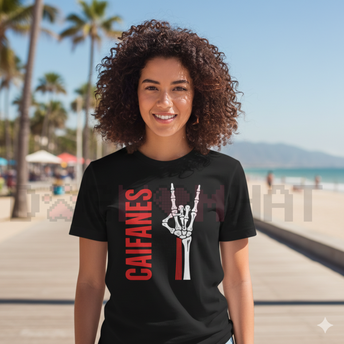 Caifanes "Rock The Silence" Skull Graphic Tee