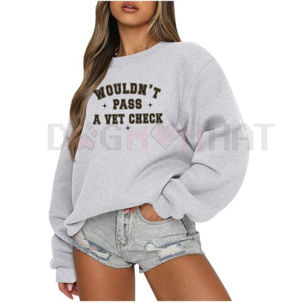"Wouldn't Pass A Vet Check" Sweatshirt
