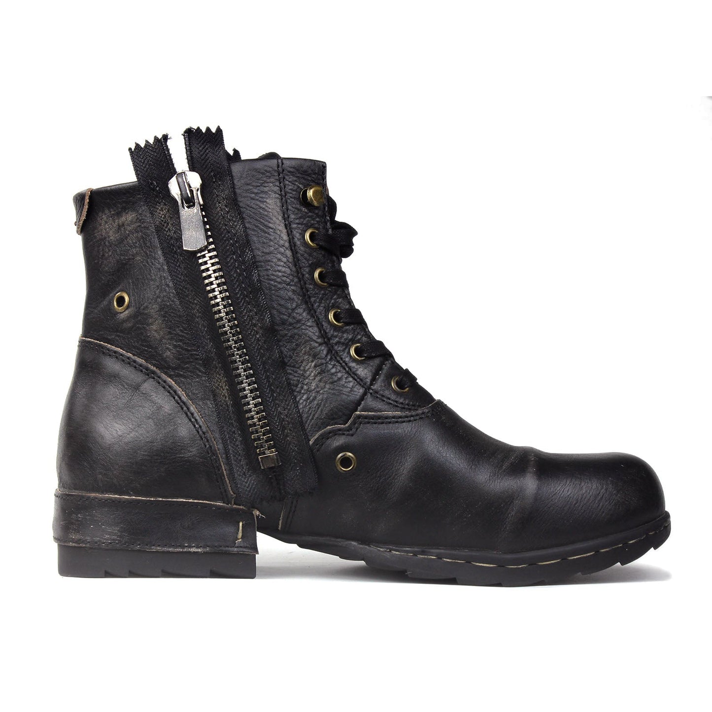 Botines de cuero para hombre OS-5008-8-E-F