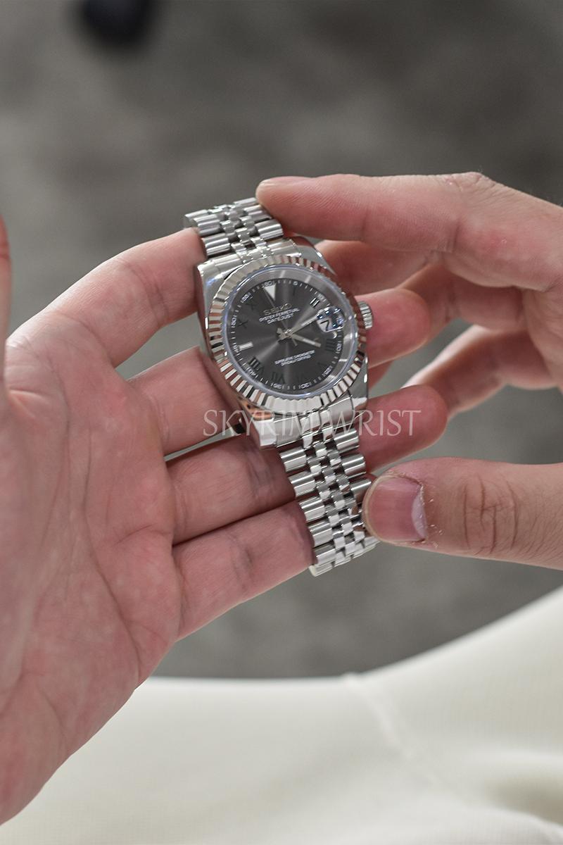 Mod Datejust Wimbledon Gray