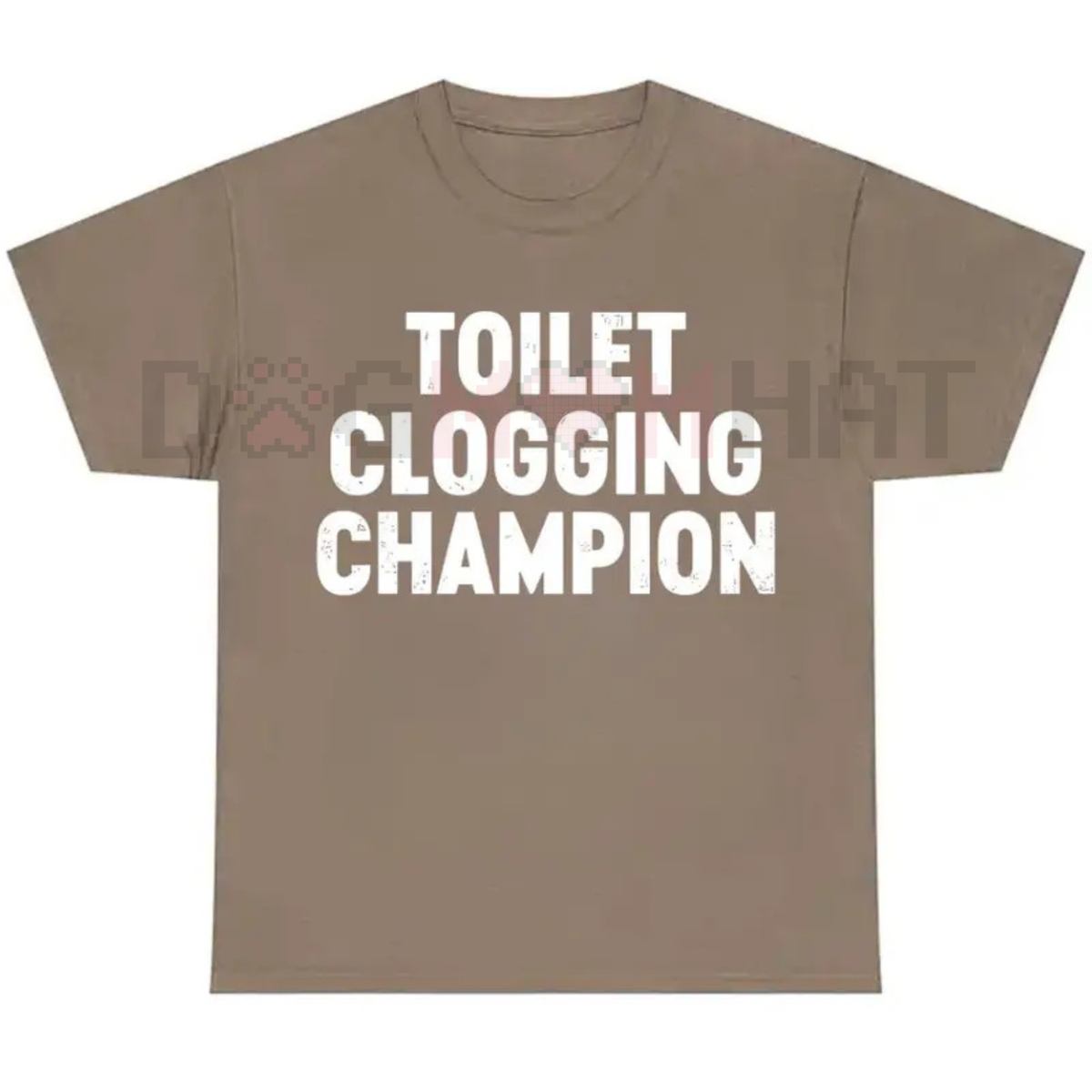 Toilet Champion Tee – Funny Gag Gift Humor Graphic T-Shirt