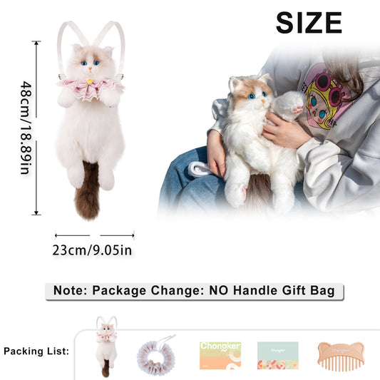 Mochila para gatos Ragdoll – Compañero cómodo para viajes y escuela