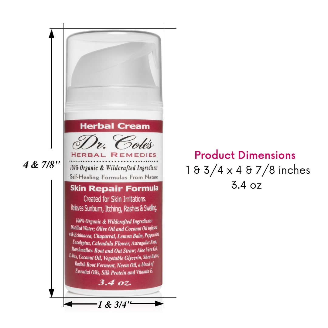 17 - Crema Herbal Orgánica Reparadora de la Piel Dr. Cole