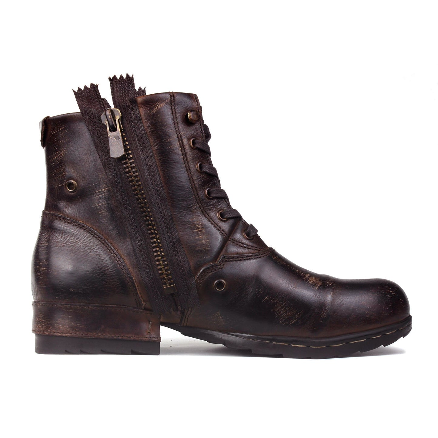 Botines de cuero para hombre OS-5008-8-E-F