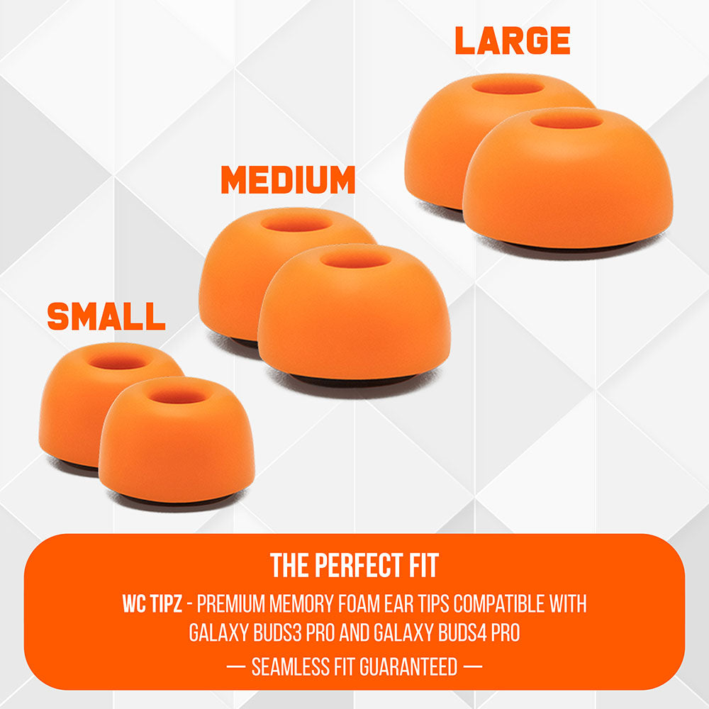 Almohadillas de espuma viscoelástica para Galaxy Buds 3 Pro - WC TipZ Galaxy