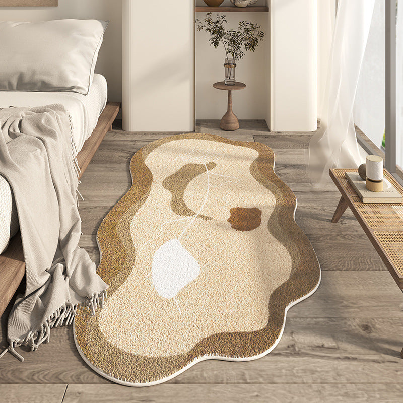 Japanese-style Household Bedroom Irregular-shaped Cashmere-look Modern Minimalist Floor Mat