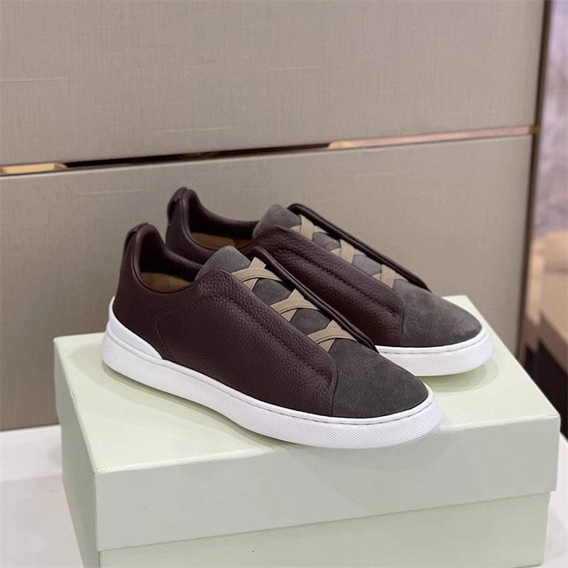 Men's Solid Color Non-Slip Sneakers