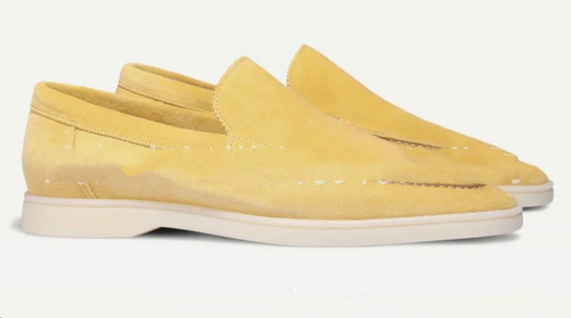 Men's Matte Suede Slip-On Loafers