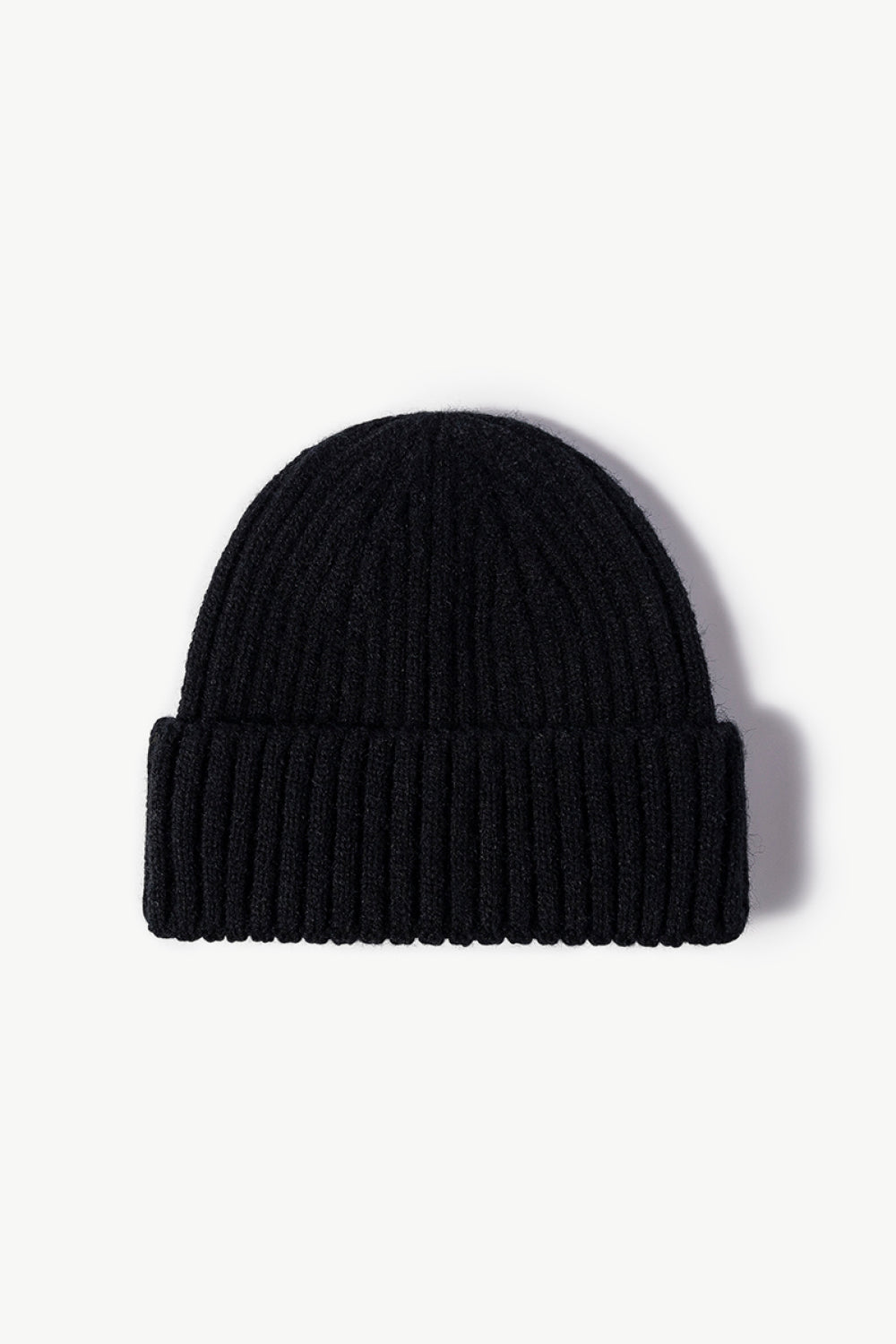 Gorro de punto de canalé