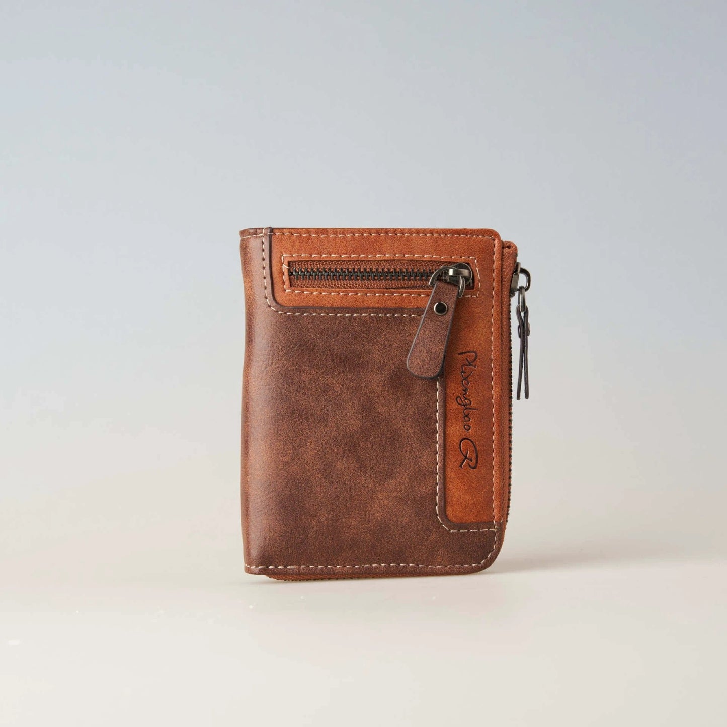 Men's Multi-functional Short Zipper Wallet
