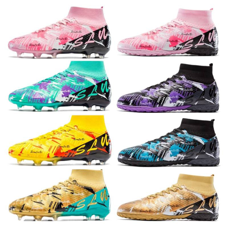 High-top Soccer Shoes For Teens And Children