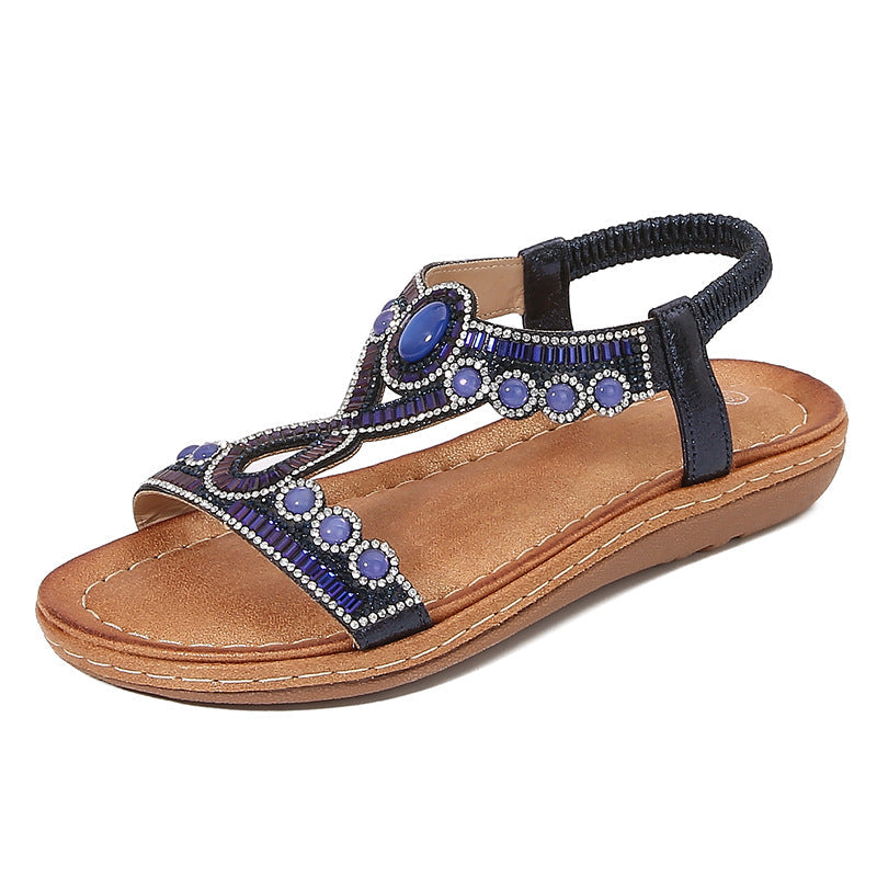 Women's Frosted Bohemian Sandals