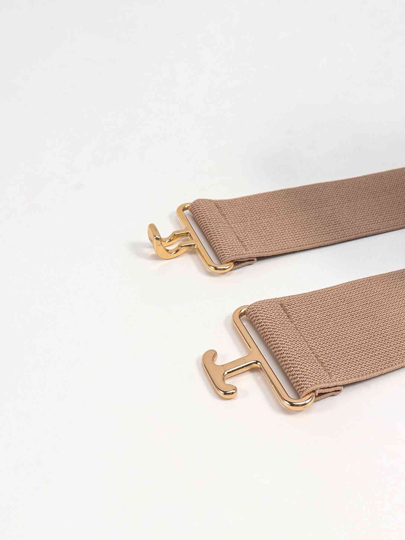 Cinturón ancho elástico StylishFit - Comodidad ajustable y diseño elegante. Consulte la tabla de tallas en "más detalles".