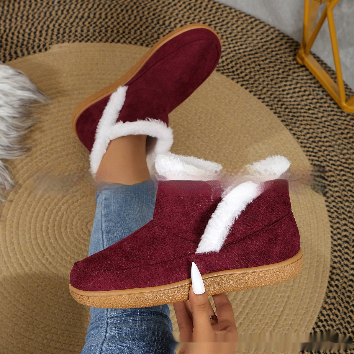 Insulated Cotton-padded Flats