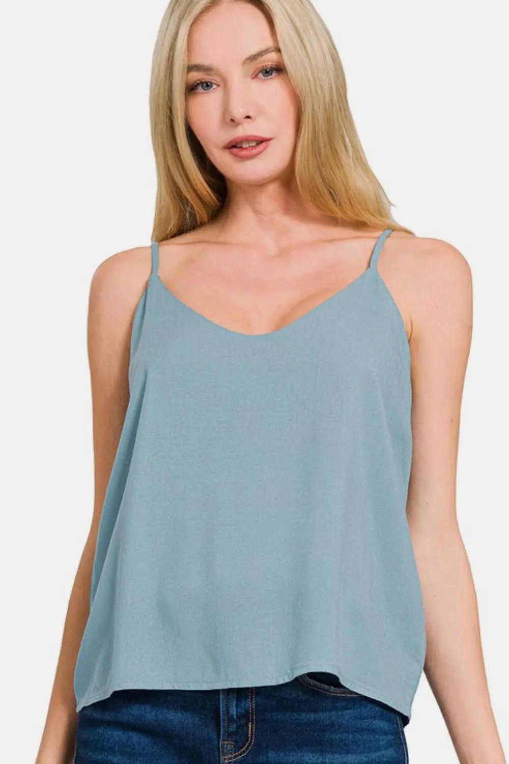 Shorts Trendsi Zenana Layered Cami Women's Everyday Tank Top Soft & Comfy