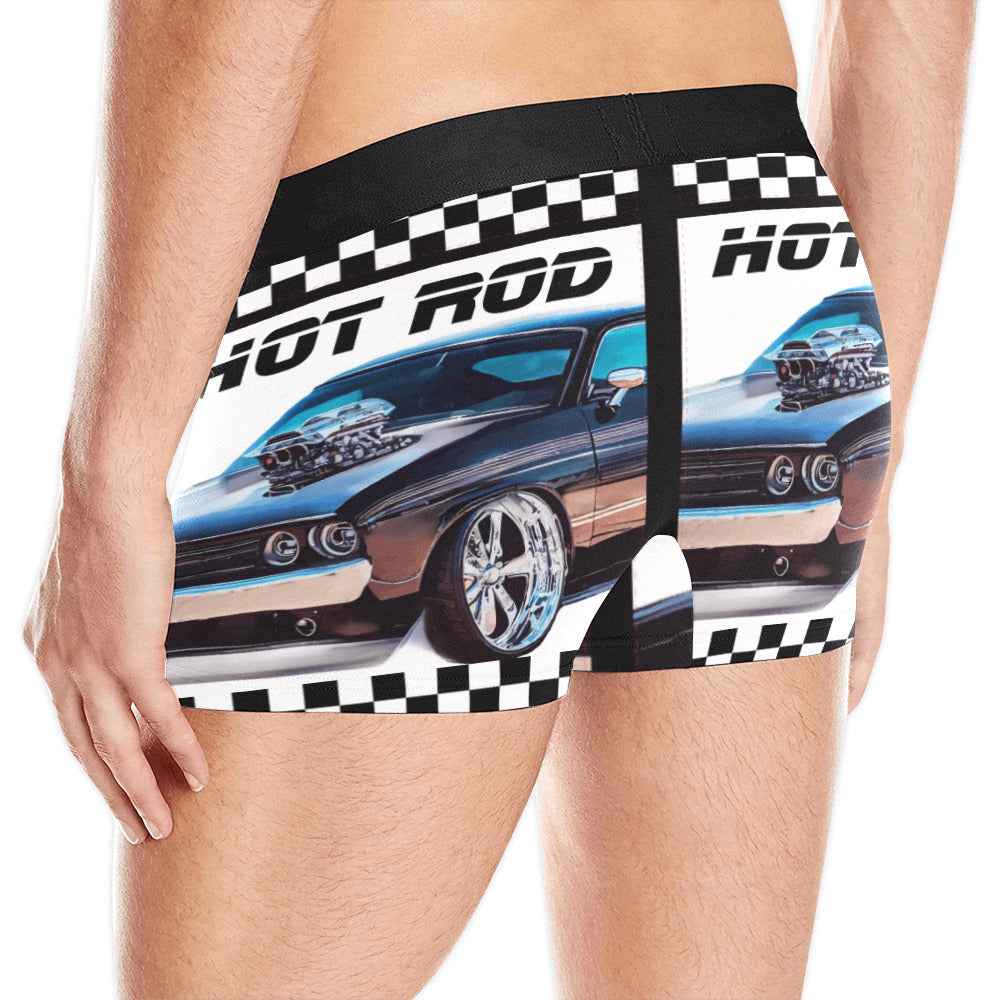 Hot Rod Muscle Car Men's All Over Print Boxer Briefs