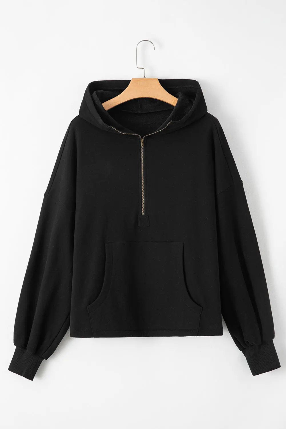 Women's Hoodie - Half Zip Fleece - Cozy Daily Pullover