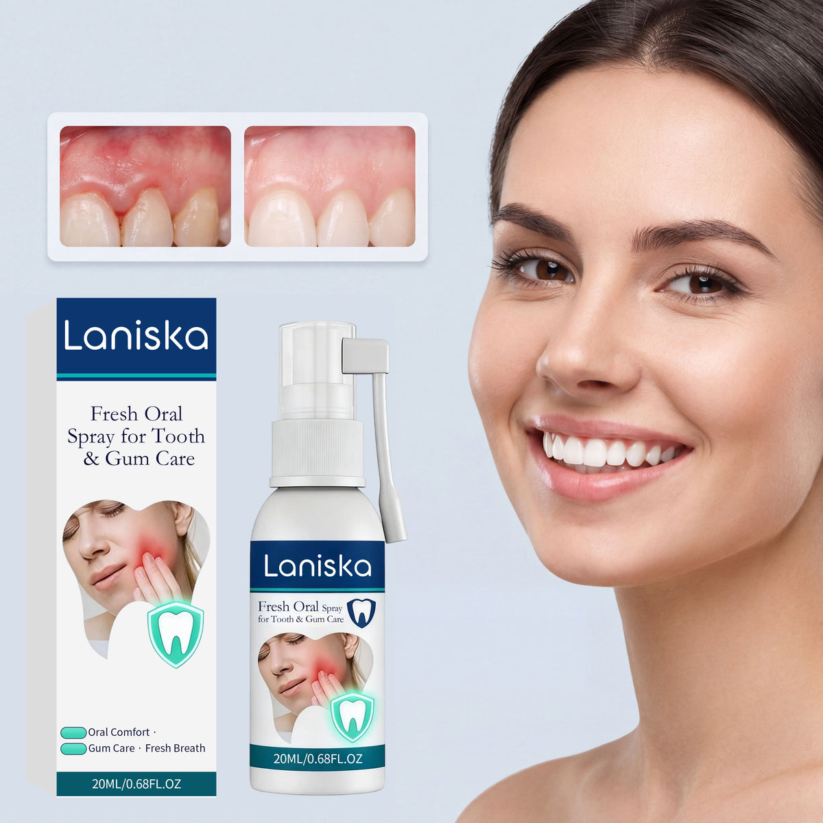 Oral Care Spray, 20ml, Oral Care Product for Daily Oral Care