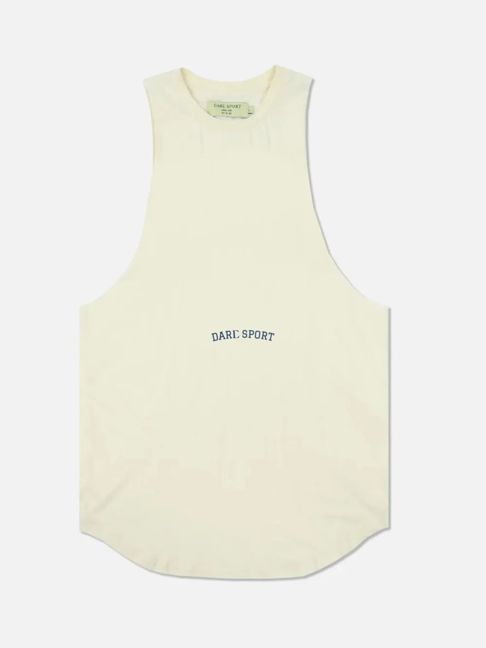 Camiseta sin mangas con gráfico y cuello redondo para hombre
