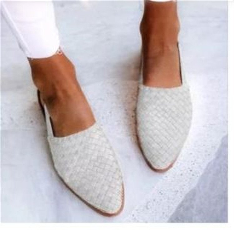 Women's Pointed-Toe Woven Sandals