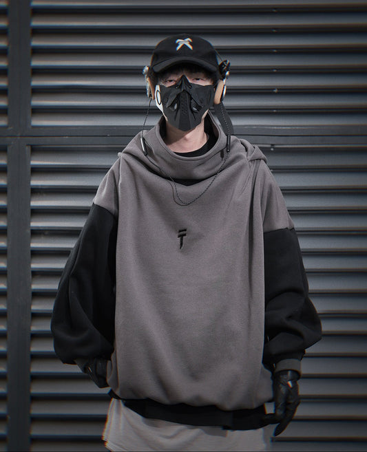 Sudadera con capucha T-Tech gris HiH51