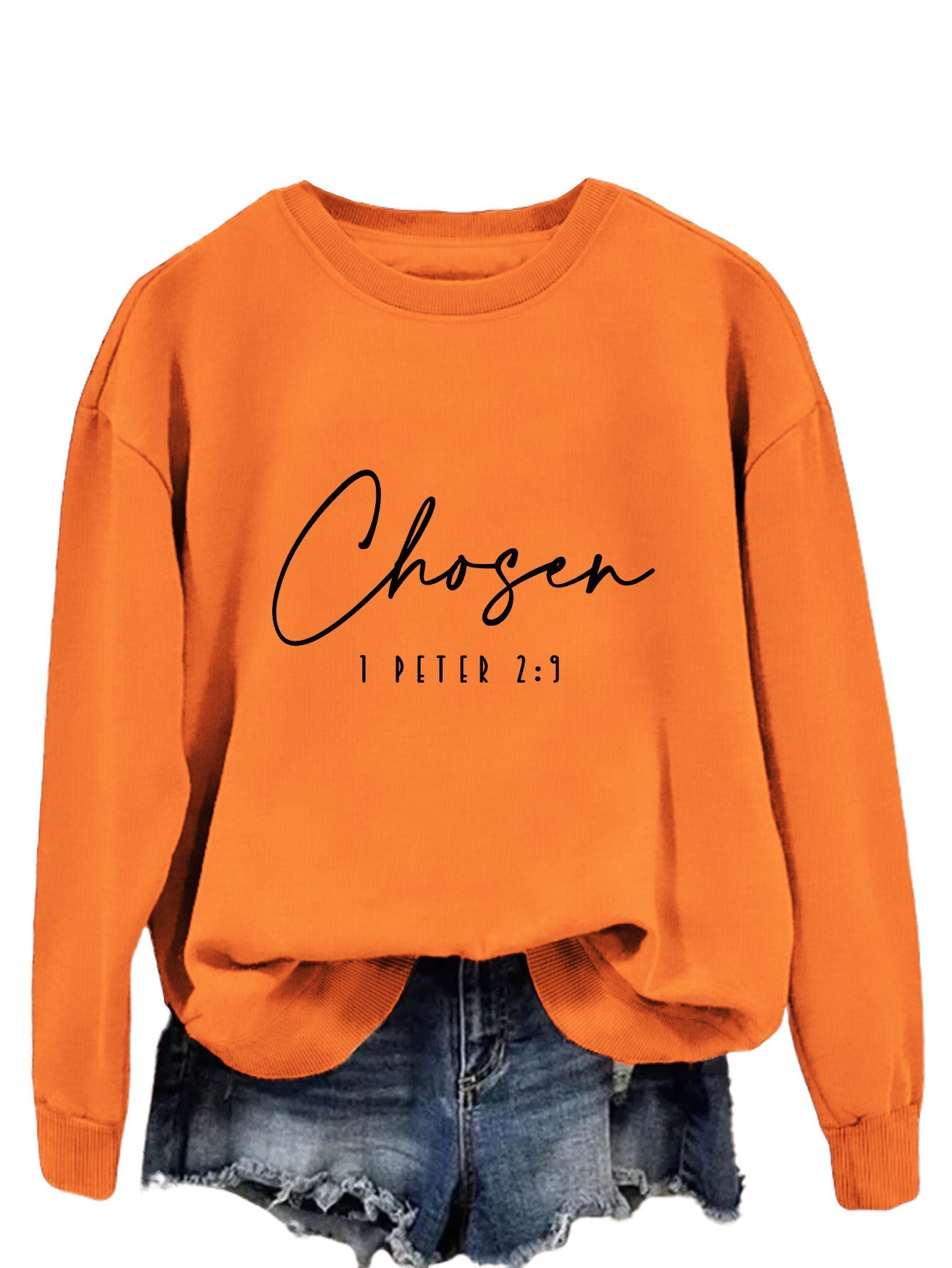 Fashion Trendy Sweater Plus Size Women's Clothing See size chart under “more details”