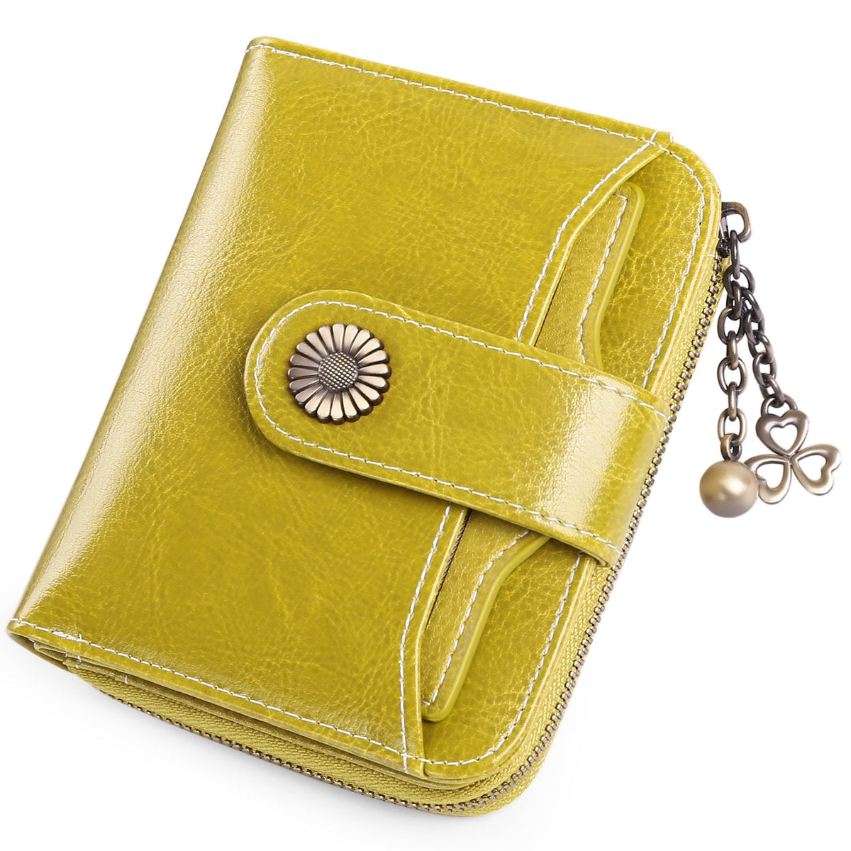 Oil Wax Genuine Leather Wallet