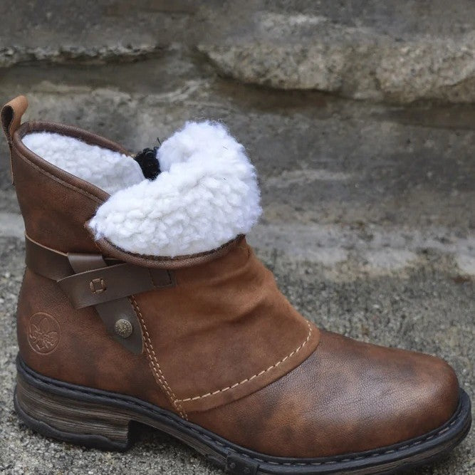 Women's Chunky Heel Low-Heel Short Boots