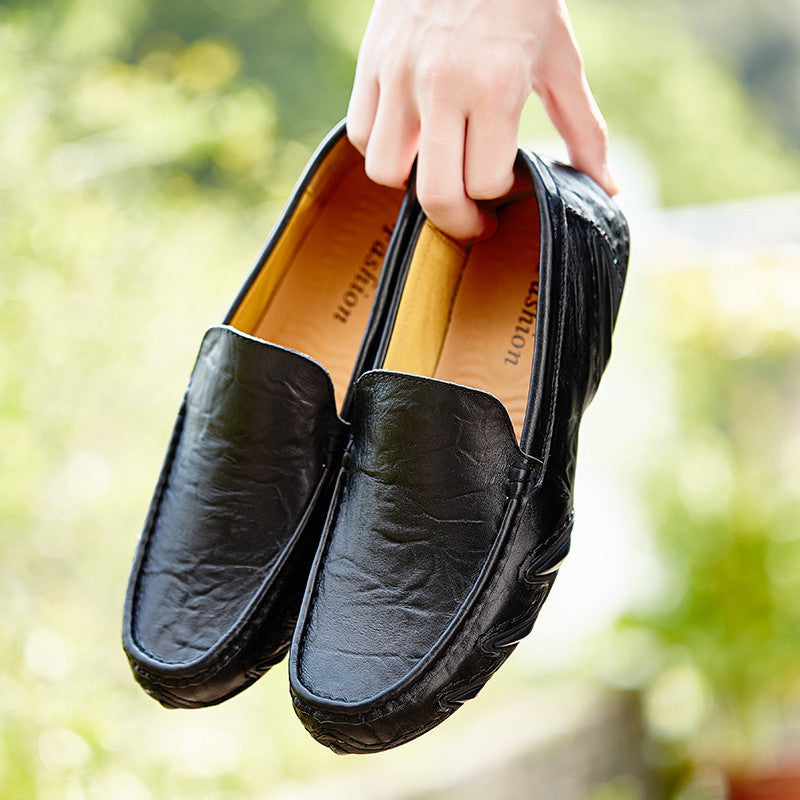 Men's Retro British Style Leather Shoes