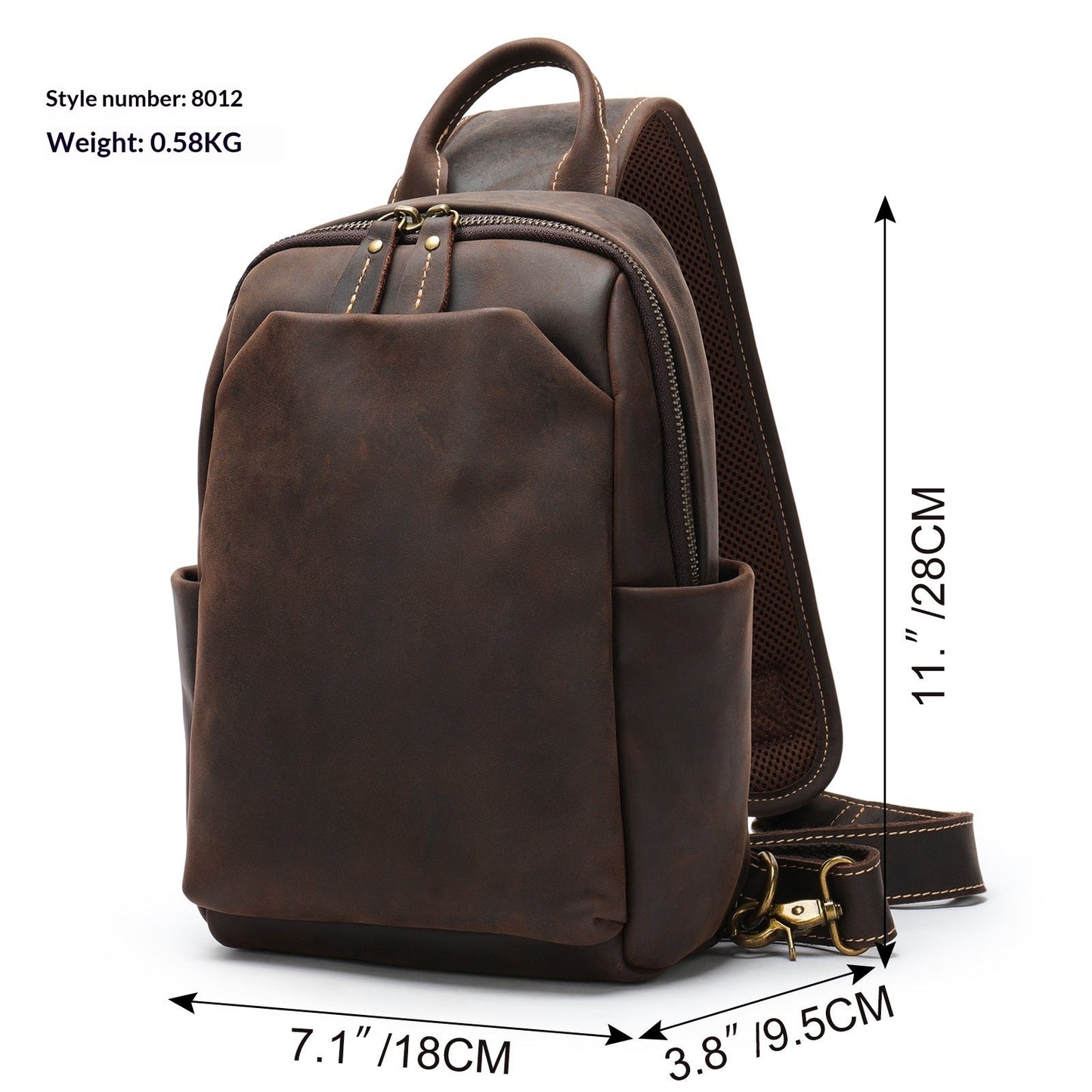 Retro Men's Casual Travel Crossbody Chest Bag