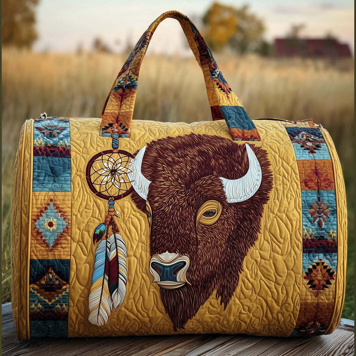 Short-Distance Handheld Quilted Travel Bag