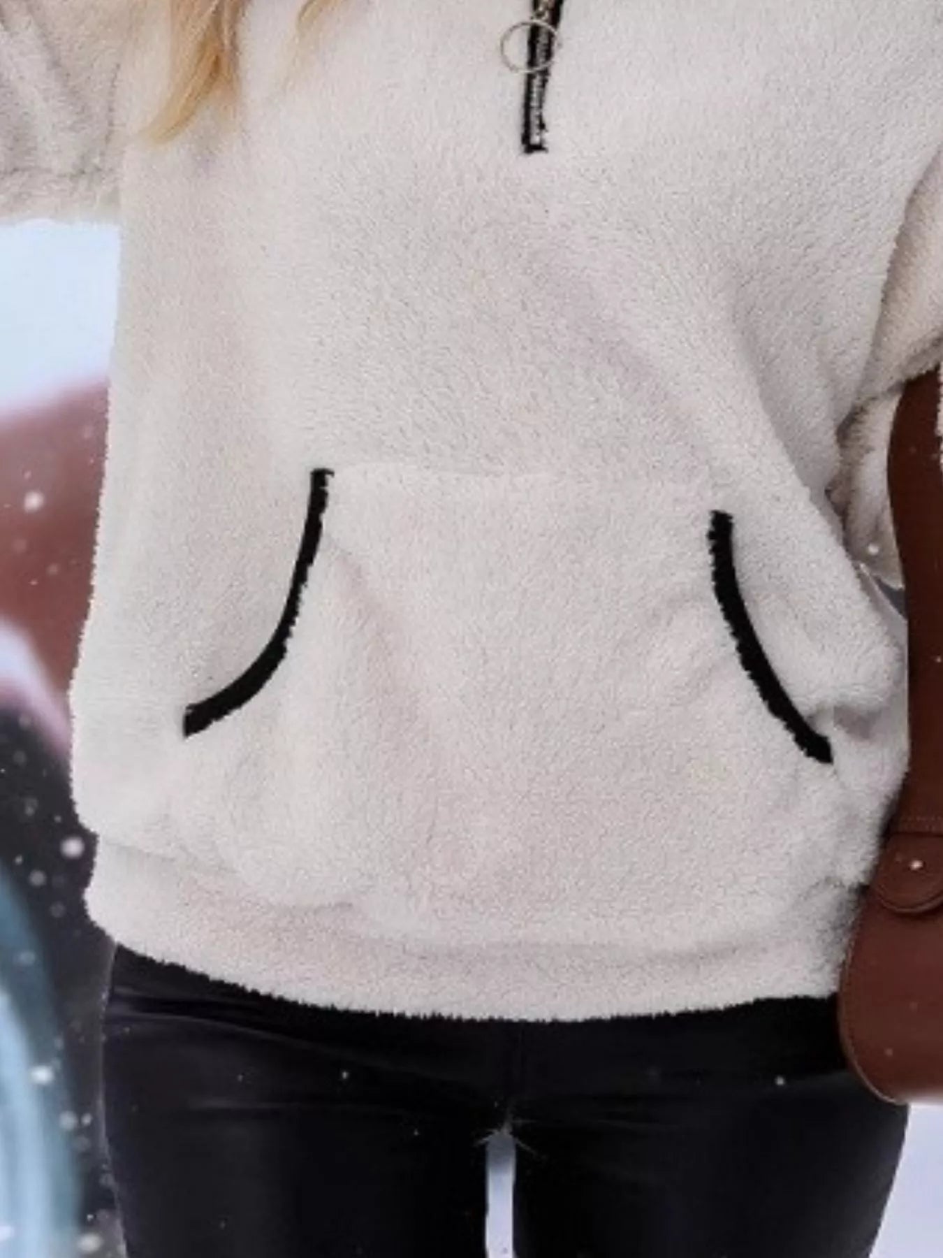 Forro polar PlushZip: Sudadera cómoda de felpa de manga larga