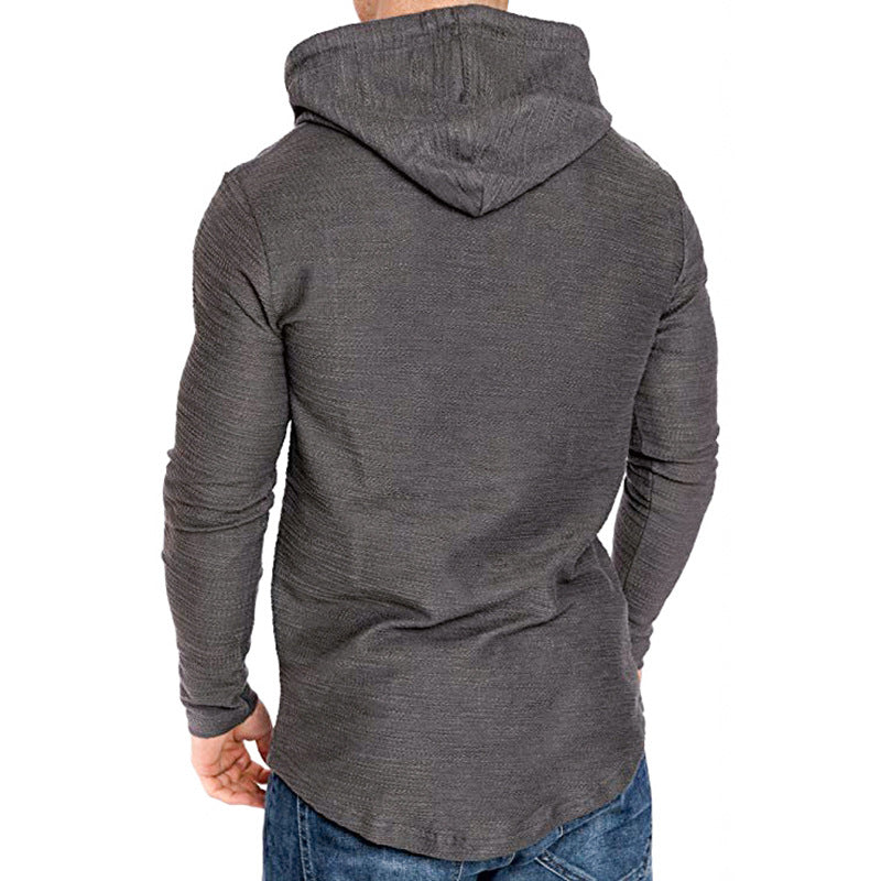 Sudadera con capucha ajustada para hombre
