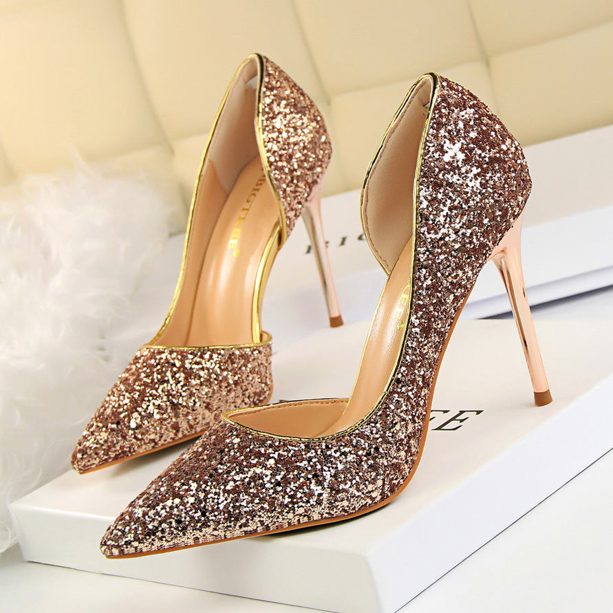 Women's Sequin Stiletto Heels