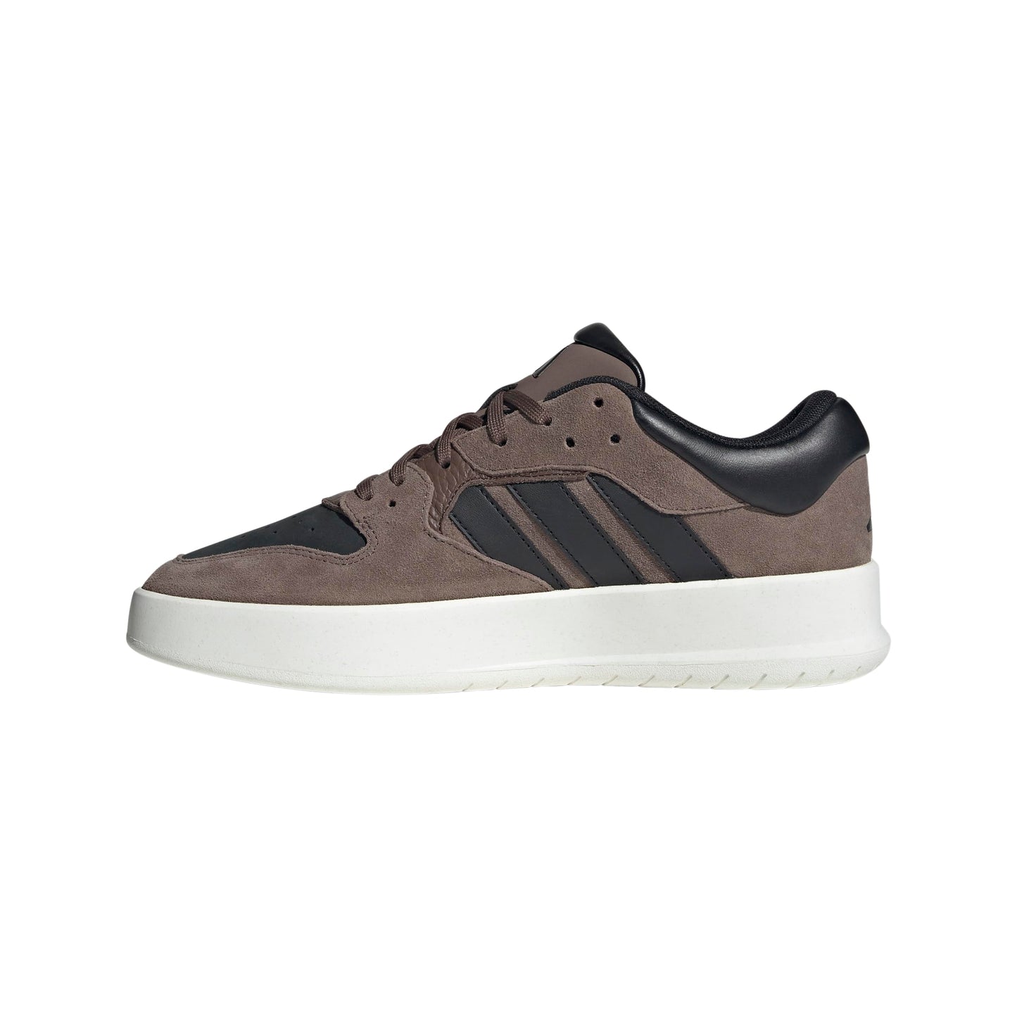 adidas Mens Court 24 Tennis Sneaker Earth Strata/Black/Earth Strata 13