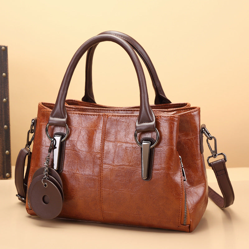 Retro Contrasting Color Travel Bag