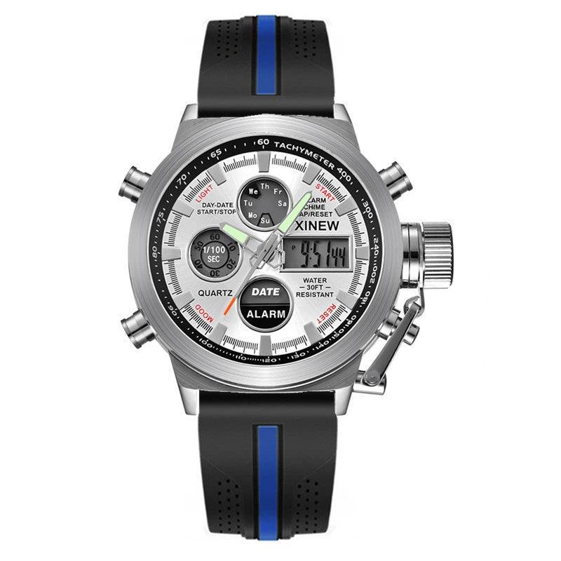Men's Fashion Belt Multi-functional Watch
