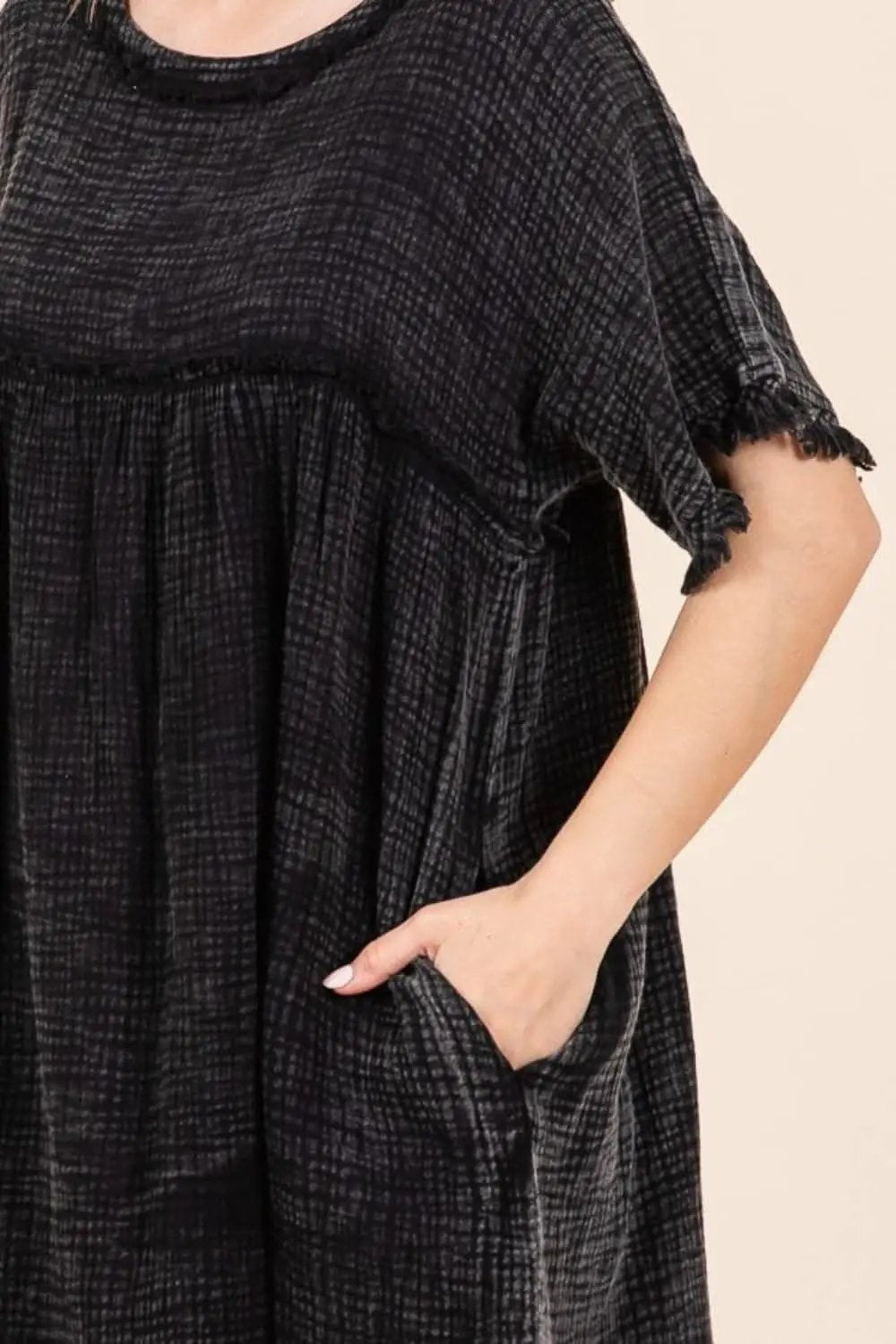 Dresses Trendsi Culture Code babydoll dress with pockets