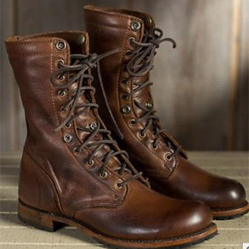 Knight Lace-Up Boots