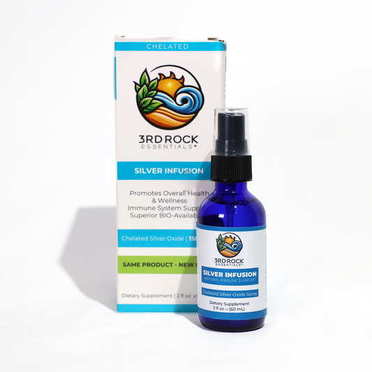Silver Infusion 150 PPM Chelated Silver Oxide Dietary Supplement - 2 oz. Spray